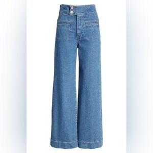 FRAME Le Hardy High Waist Wide Leg Jeans Size 25